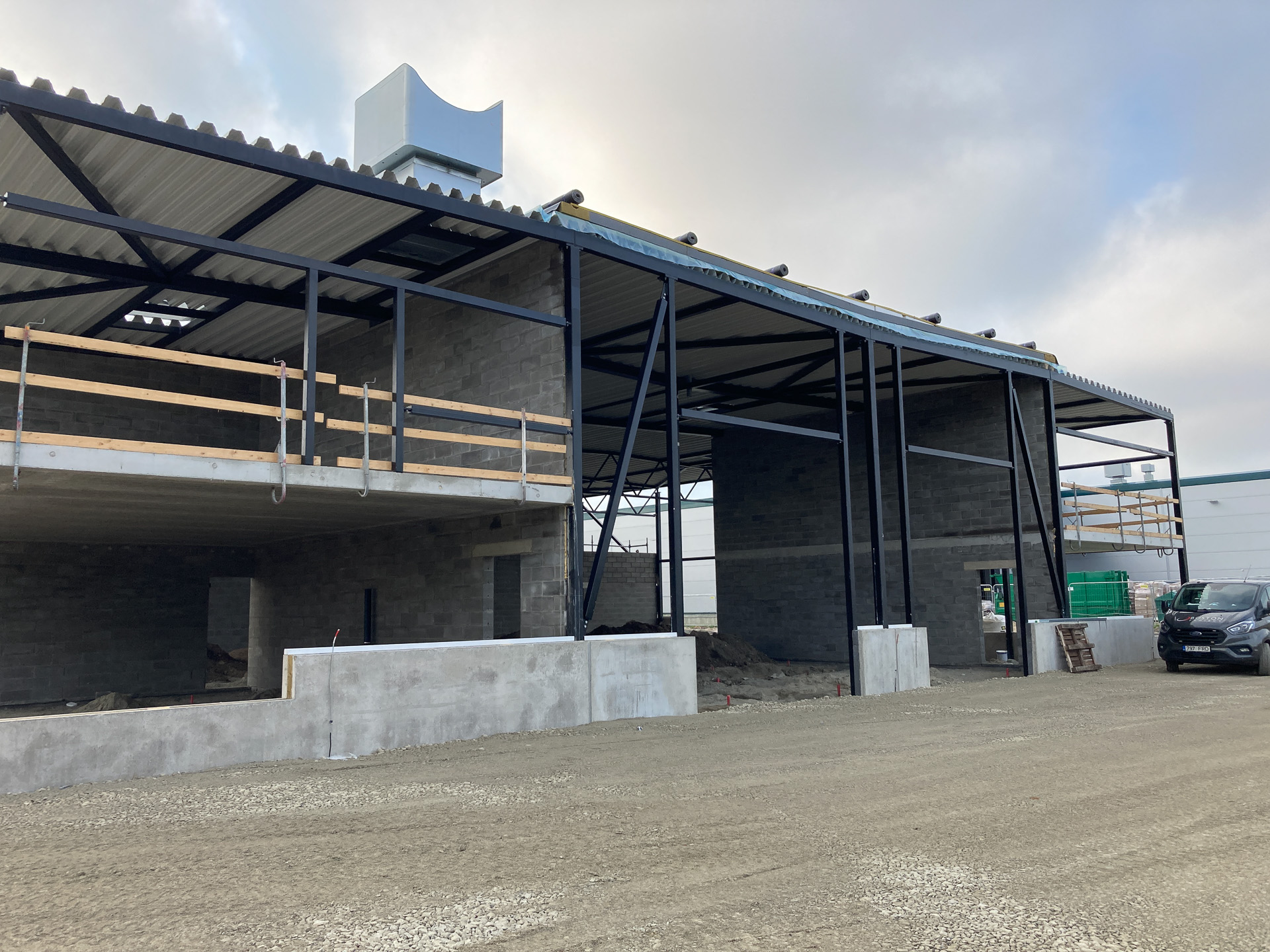 MotorCenter tähesaju ehitustööd