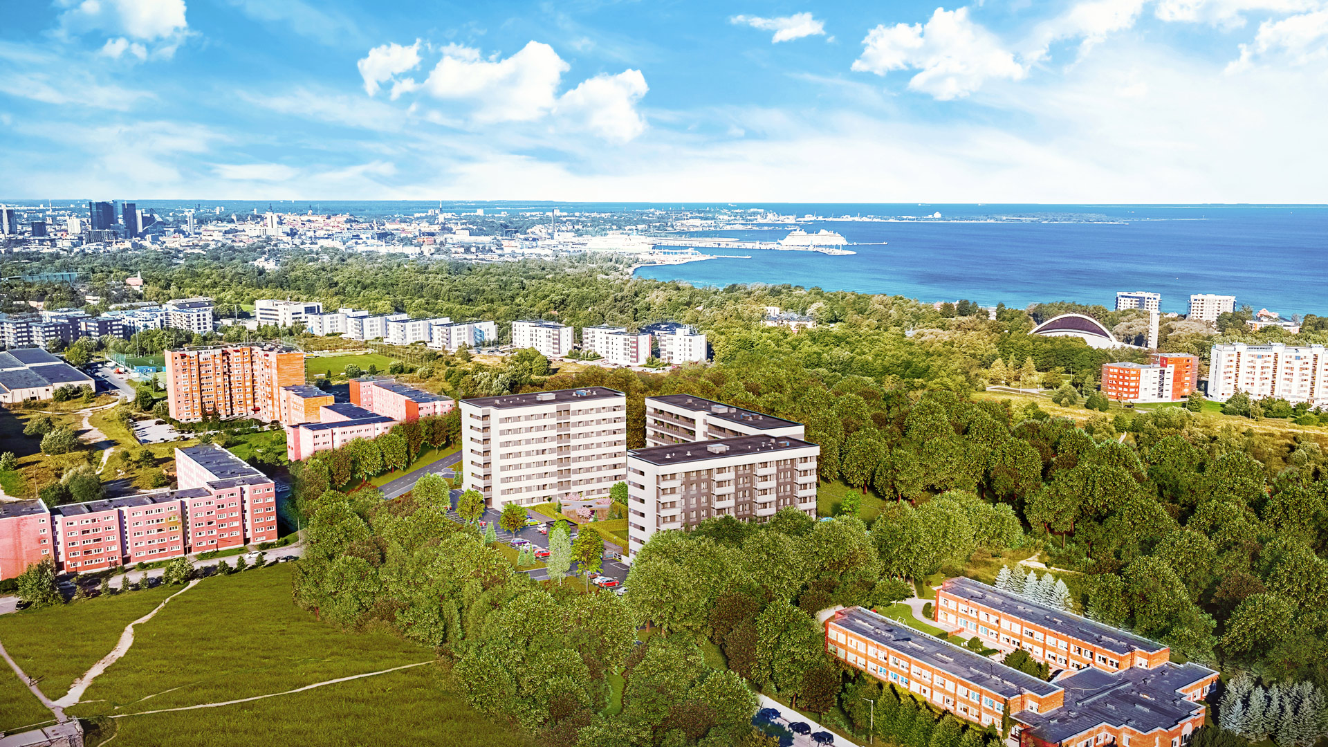 YIT Eesti Liikurikvartal linnulennult