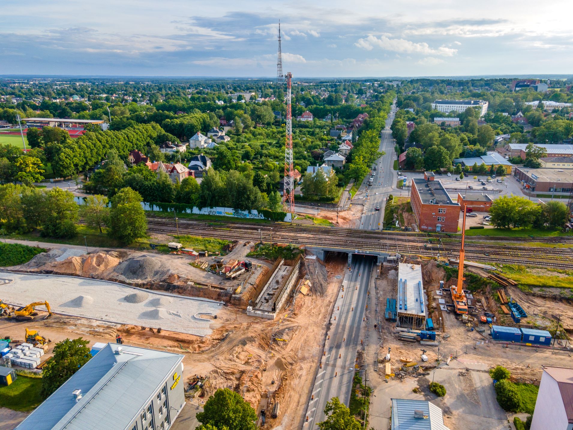 Tarton Riiankadun ja Vaksalikadun risteyksen kevyen liikenteen tunnelien ja kevytliikennesillan rakentamiseen liittyvät geotekniikkatyöt